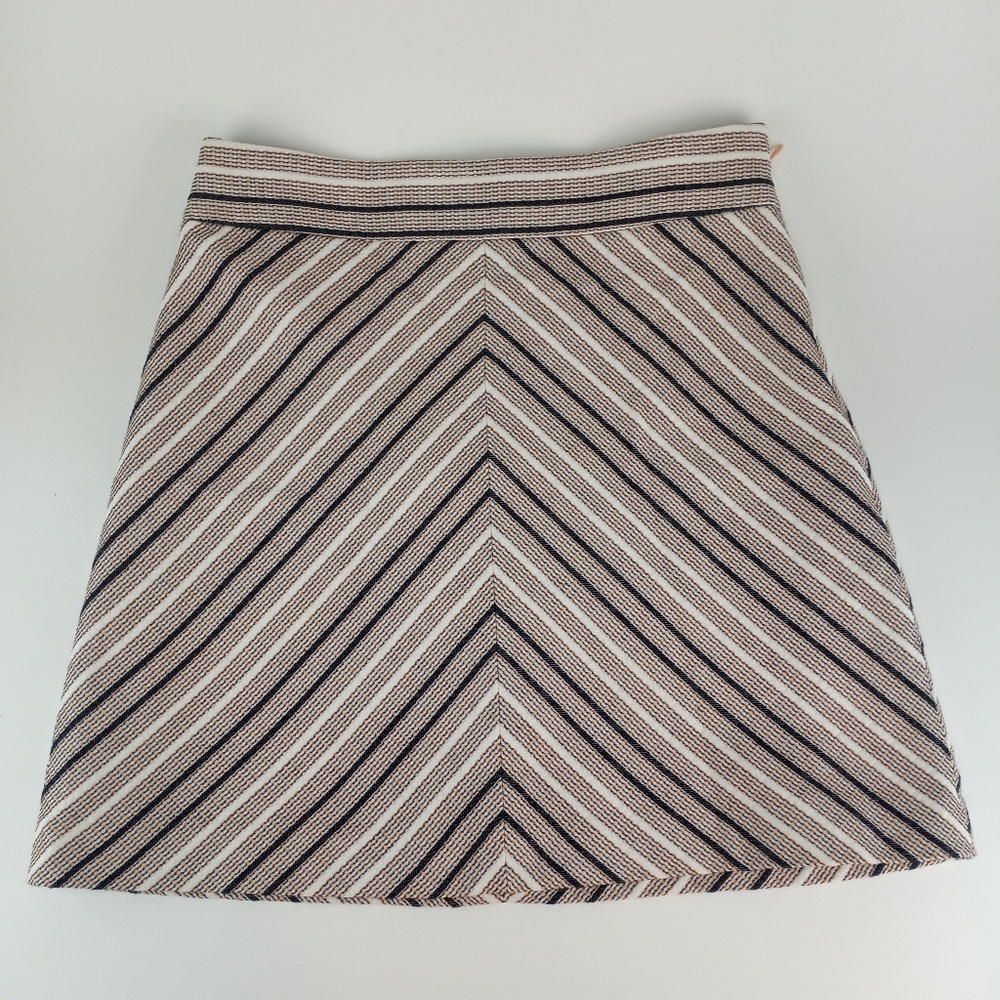 Ann Taylor LOFT Chevron Tweed Skirt